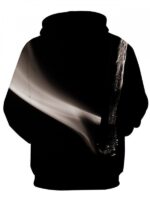 Men's Hooded Pullover Long Sleeve Abstract Stripe Graphic Sweatshirt Top